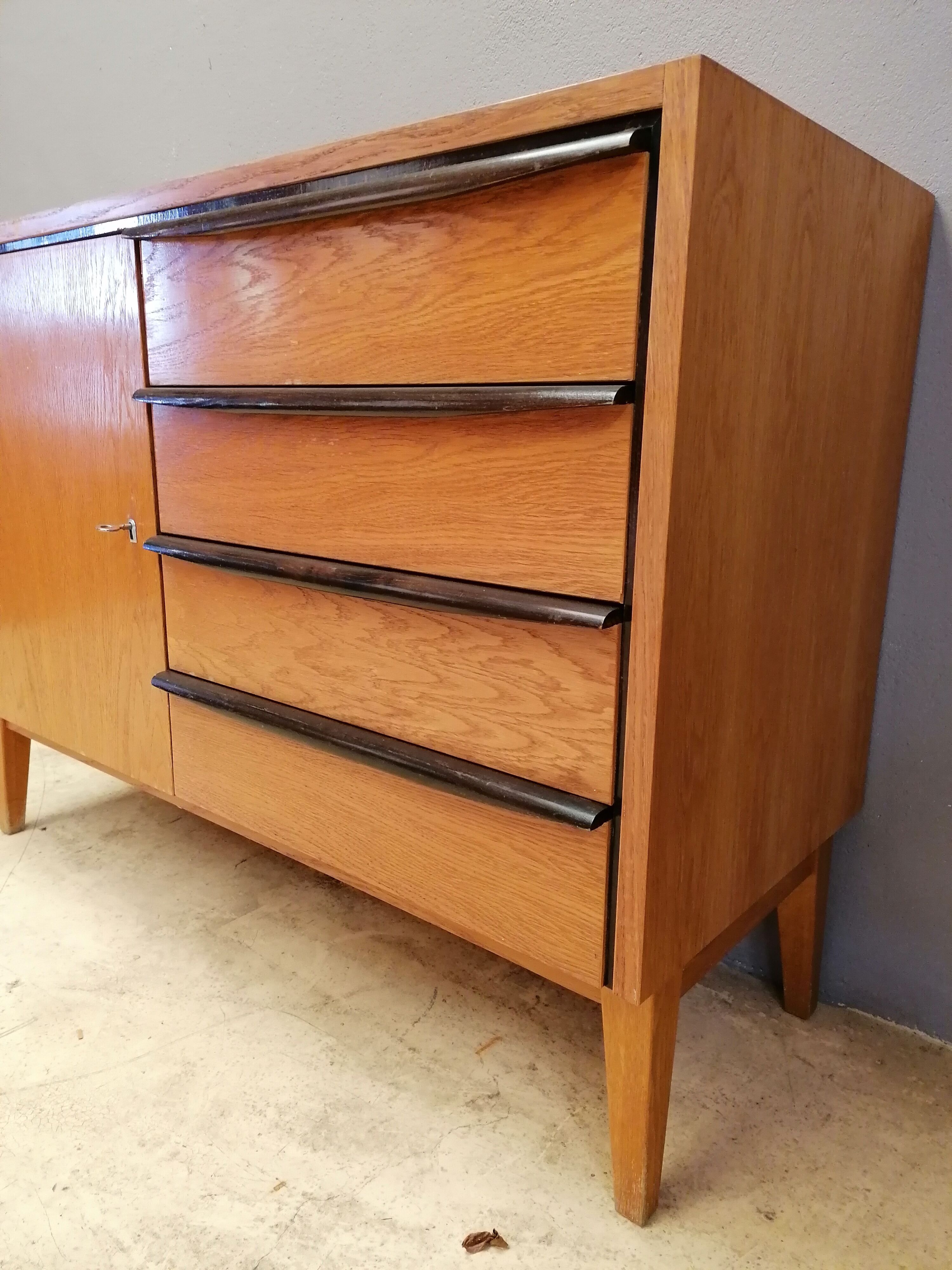 Vintage czech chest of drawers, scandinavian style