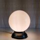 Ceiling light or Art Deco wall sconce with white opaline globe - early 20th century