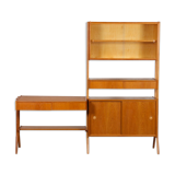 Vintage wooden wall unit by Frantisek Jirak, circa 1960