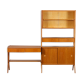 Vintage wooden wall unit by Frantisek Jirak, circa 1960
