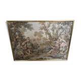 Gobelins tapestry “Mrs. demainnon’s fishing trip” vintage