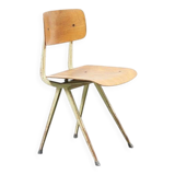 Chaise Friso Kramer Result 1ère édition chêne et jaune