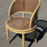 1920s cane armchair