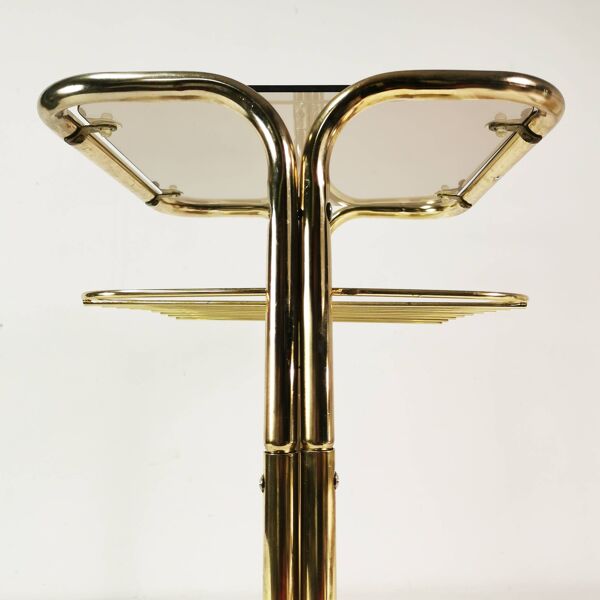 Table d'appoint mobile moderniste, Allemagne, 1970