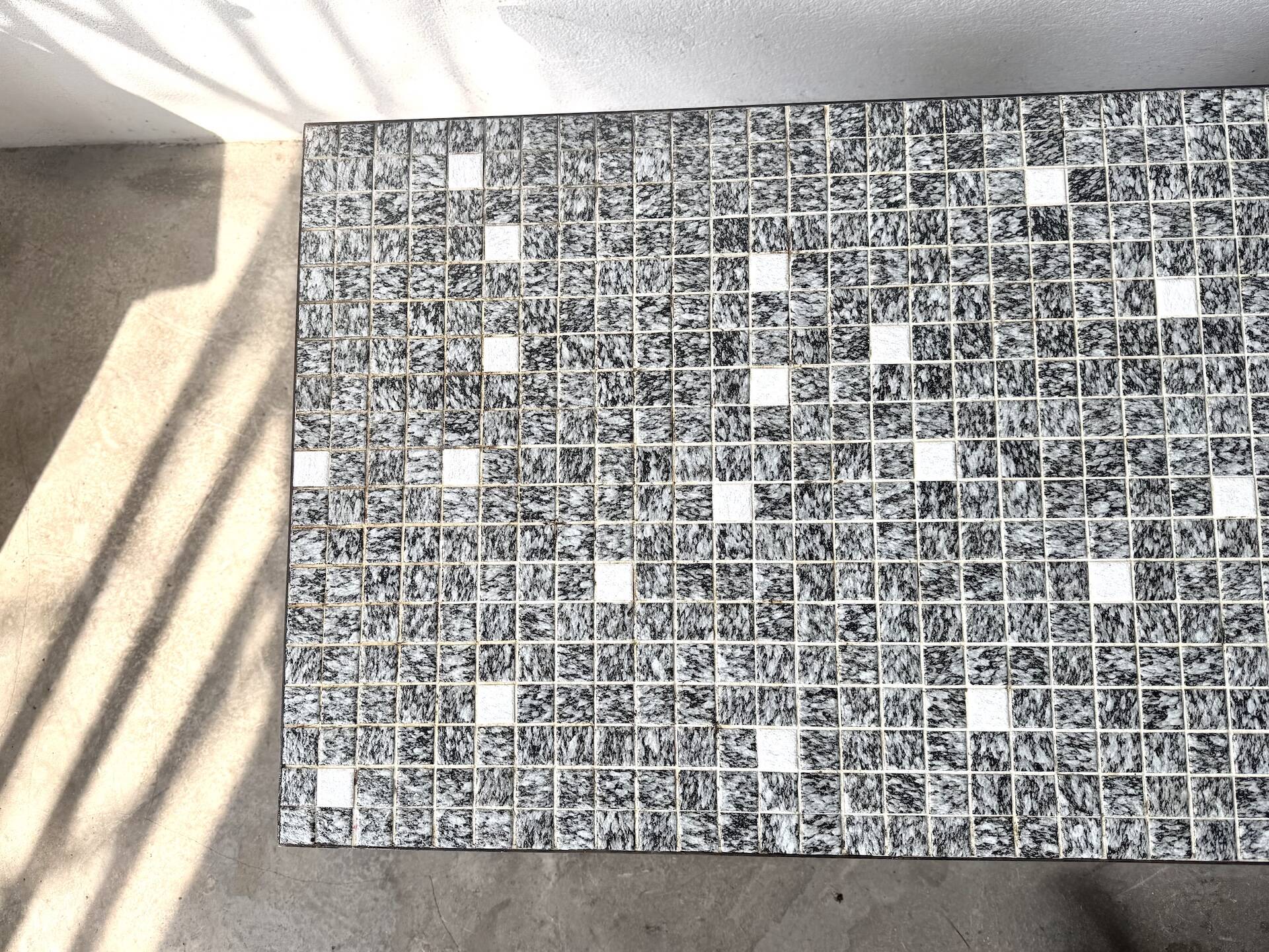 Modernist coffee table with ceramic mosaic, Lilienthal, 1960s.
