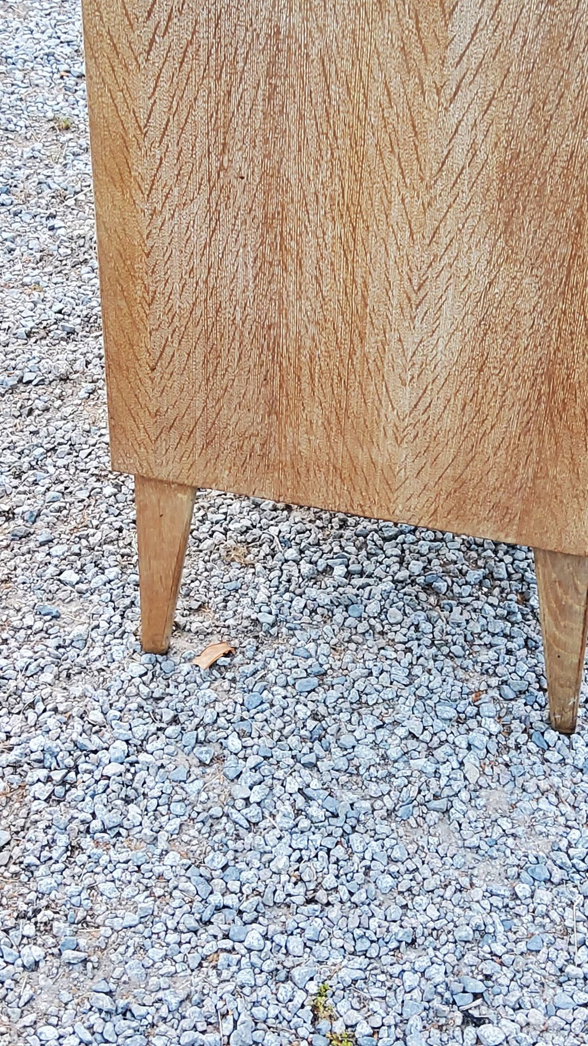 Vintage Gérard Guermonprez chest of drawers with 3 compass feet from the 50s