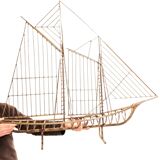 Sculptural Sailing Ship by Curtis Jeré, 1976