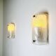 Murano Ice Frosted Glass Wall Lamps By Kalmar Franken, Austria Circa 1960S
