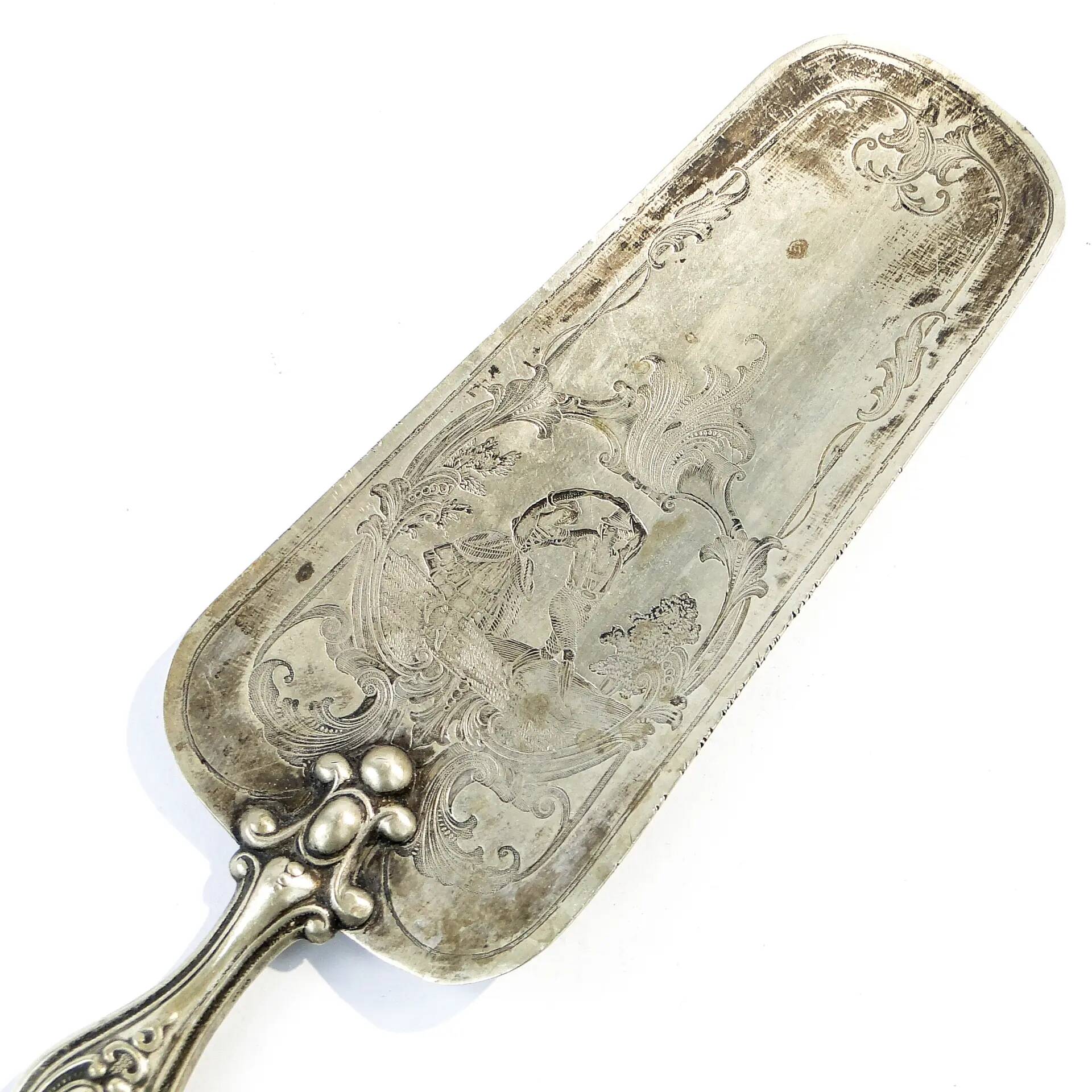 Cake server, Art Nouveau, France, early 20th century