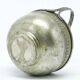 Eclectic sugar bowl, silver-plated brass, Sweden, early 20th century