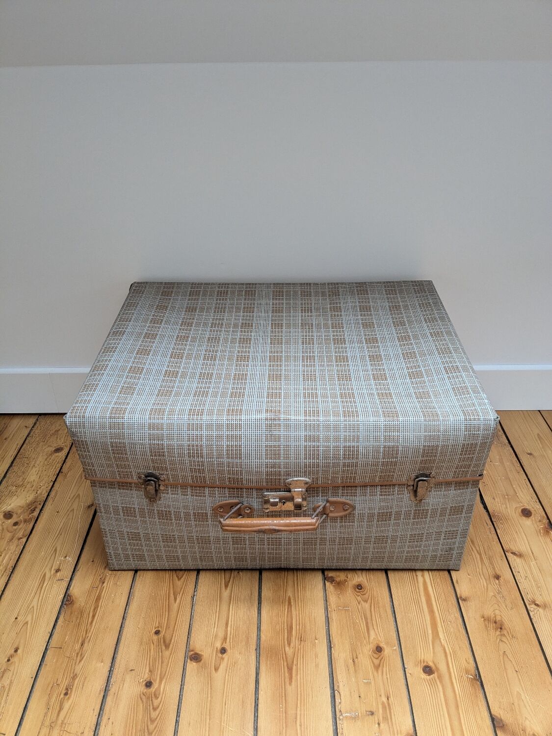 Old cardboard suitcase