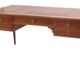 Flat desk in Louis XVI style veneer wood, circa 1900.