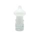 ABX Modernism Vase, white glass, Poland, 1970s