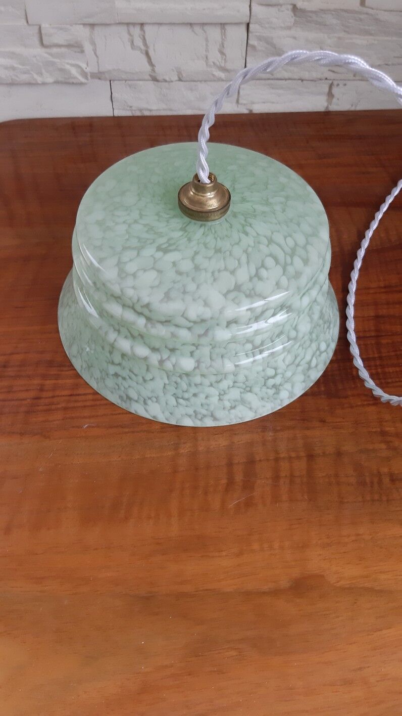 Vintage glass suspension Clichy