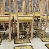 Set of 12 80s bistro chairs