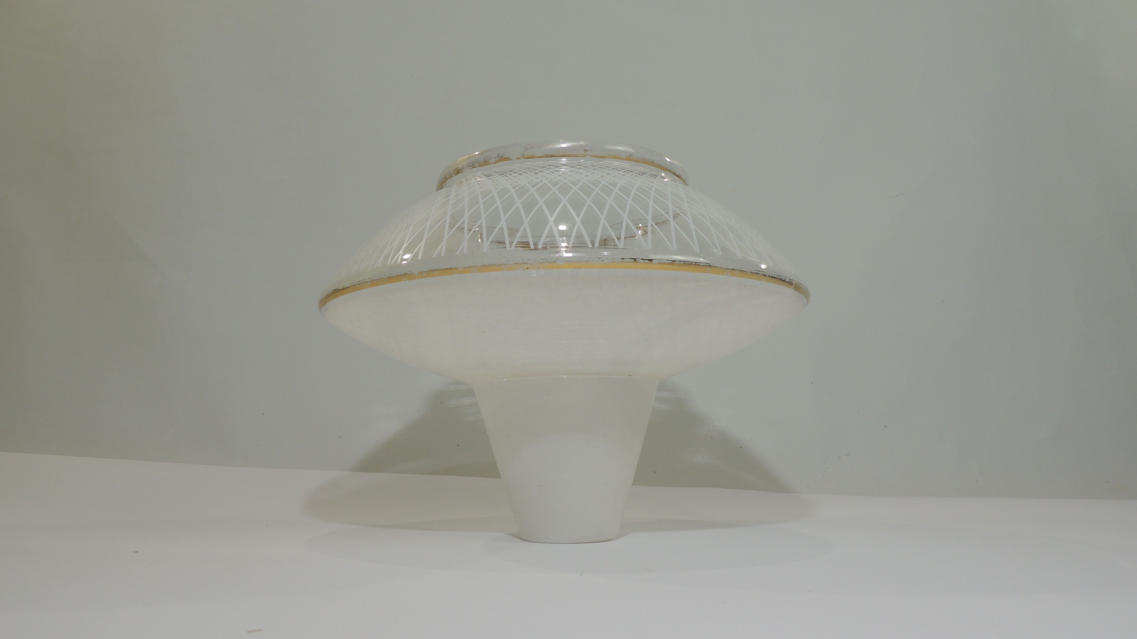 Suspension verrine opaline