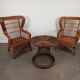 Rattan lounge