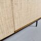 ENFILADE FLORENCE KNOLL MODEL 116 WOOD LEATHER AND RATTAN 1960