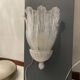 Large Venetian Murano Glass Sconces, 1980s Set of 2