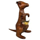 Dimitri Omersa leather magazine pouch kangaroo, Almazán, Spain, 1970 (Stamped)