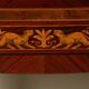 Bar cabinet in wood marquetry