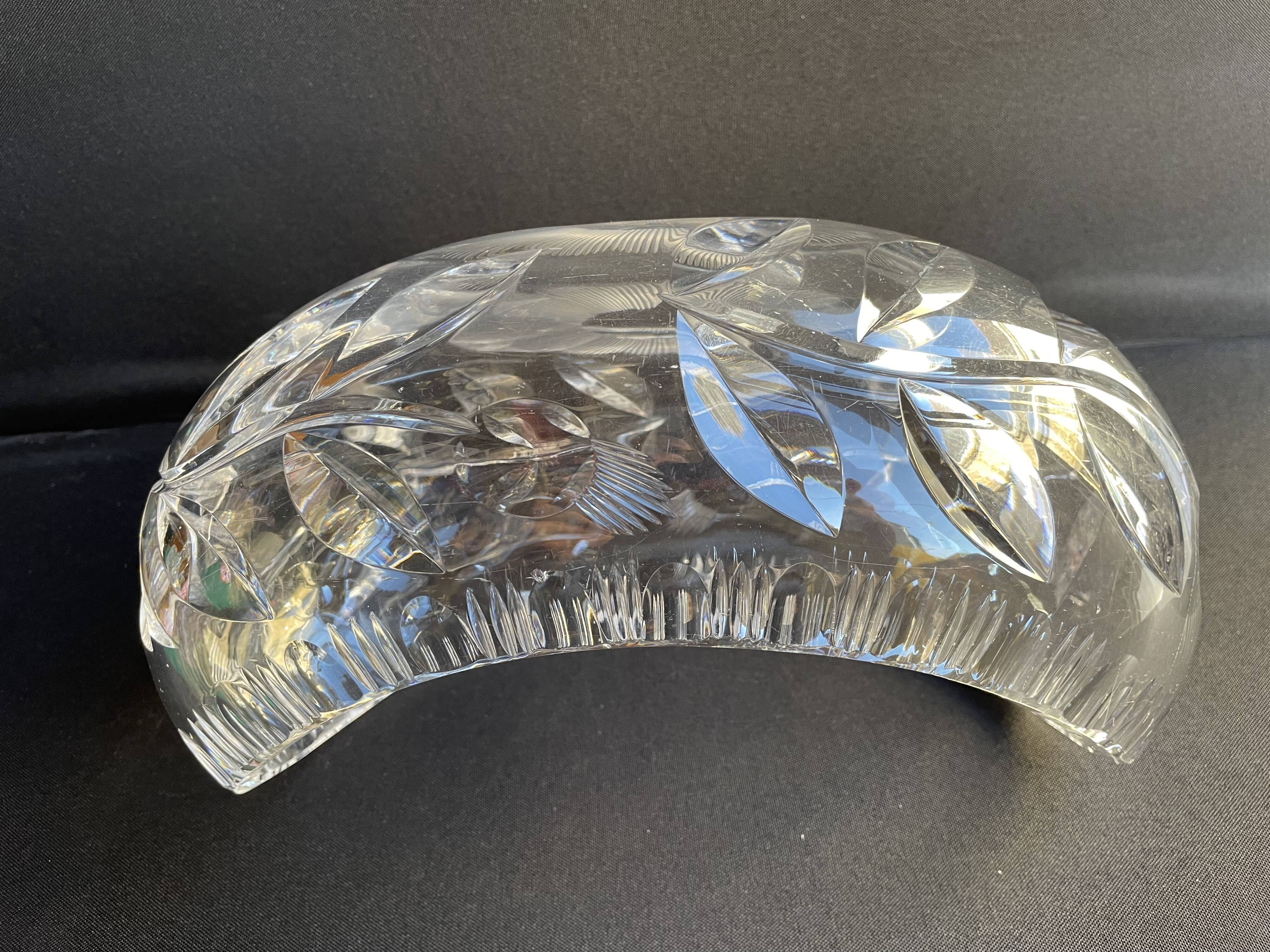 1629 Table planter - Modern mid-century - Hand-cut crystal