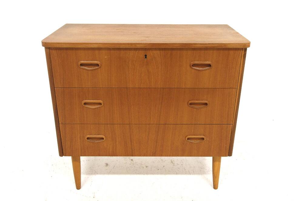 Scandinavian teak chest of drawers, Sweden, 1960