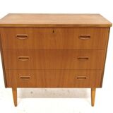 Scandinavian teak chest of drawers, Sweden, 1960