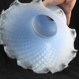 Globe suspension en verre opalescent
