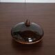 François EVE small circular box in glazed stoneware