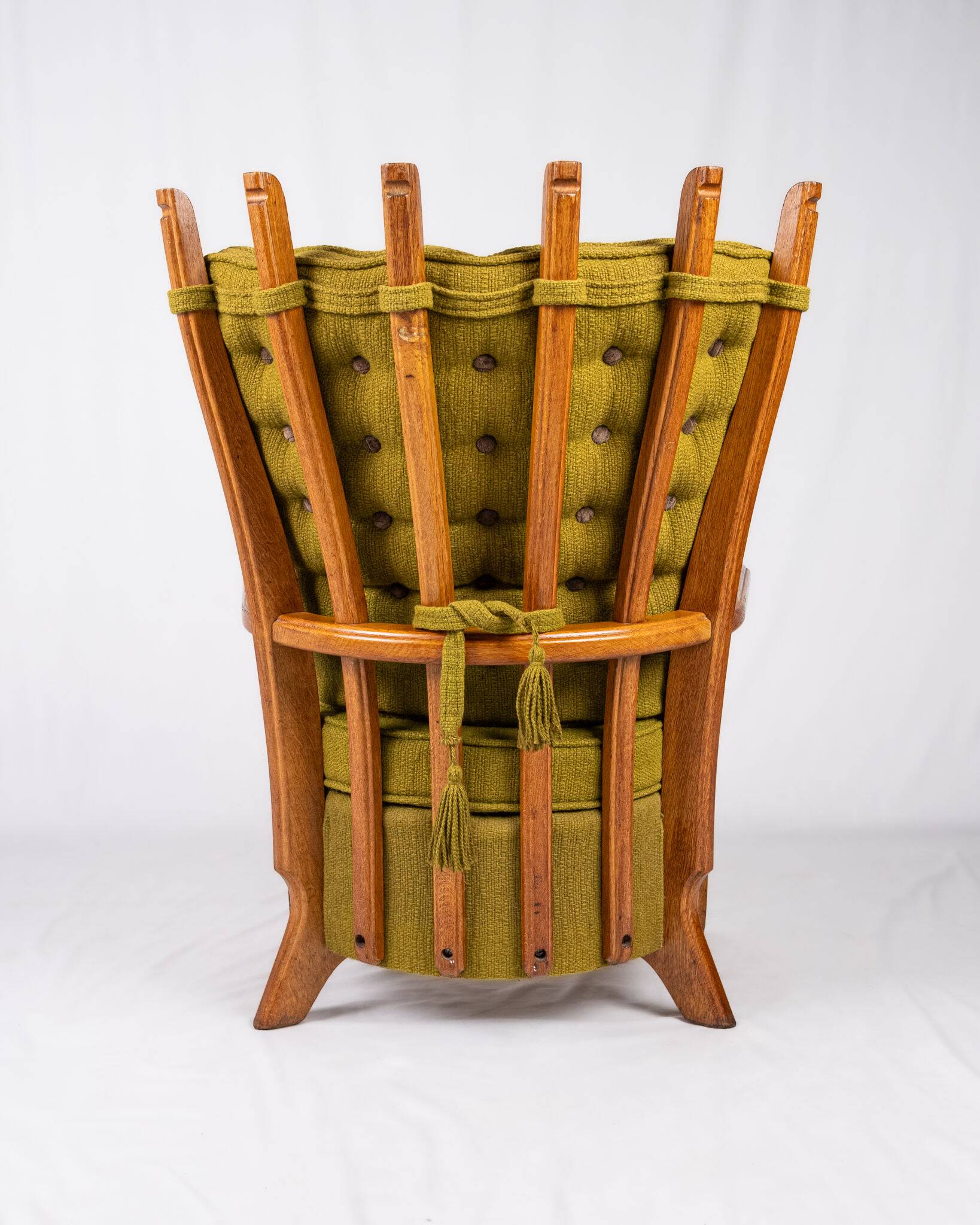 Reclining Armchair, by Guillerme and Chambron, for Your Home, 1950s