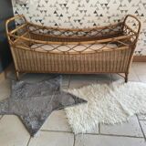 Baby rattan bed