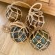4 vintage fisherman float balls