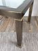 Vintage brass coffee table and beveled glass