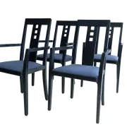 Set of four Thonet 676 PF armchairs designed by Charles Rennie Mackintosh