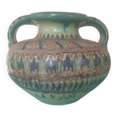 Vase ou jarre à deux anses , Céramique , Fès ,Maroc , Début XX°.
