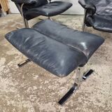 Set price! De Sede DS-2030 2x lounge chair + ottoman, vintage