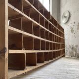 Meuble de métier pin à cases XL 250cm