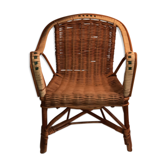 Children's rattan chair