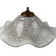 60s 70s Lamp Fixture Ceiling Lamp Flush Mount Doria Glass Space Age
