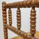 Classic vintage bobbin corner armchair