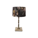 Vintage Onyx And Brass Table Lamp, 1960s