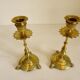 Art Nouveau candle holder pair early XX