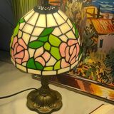 Lamp inspired by vintage Tiffany style Art Nouveau.