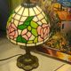 Lamp inspired by vintage Tiffany style Art Nouveau.