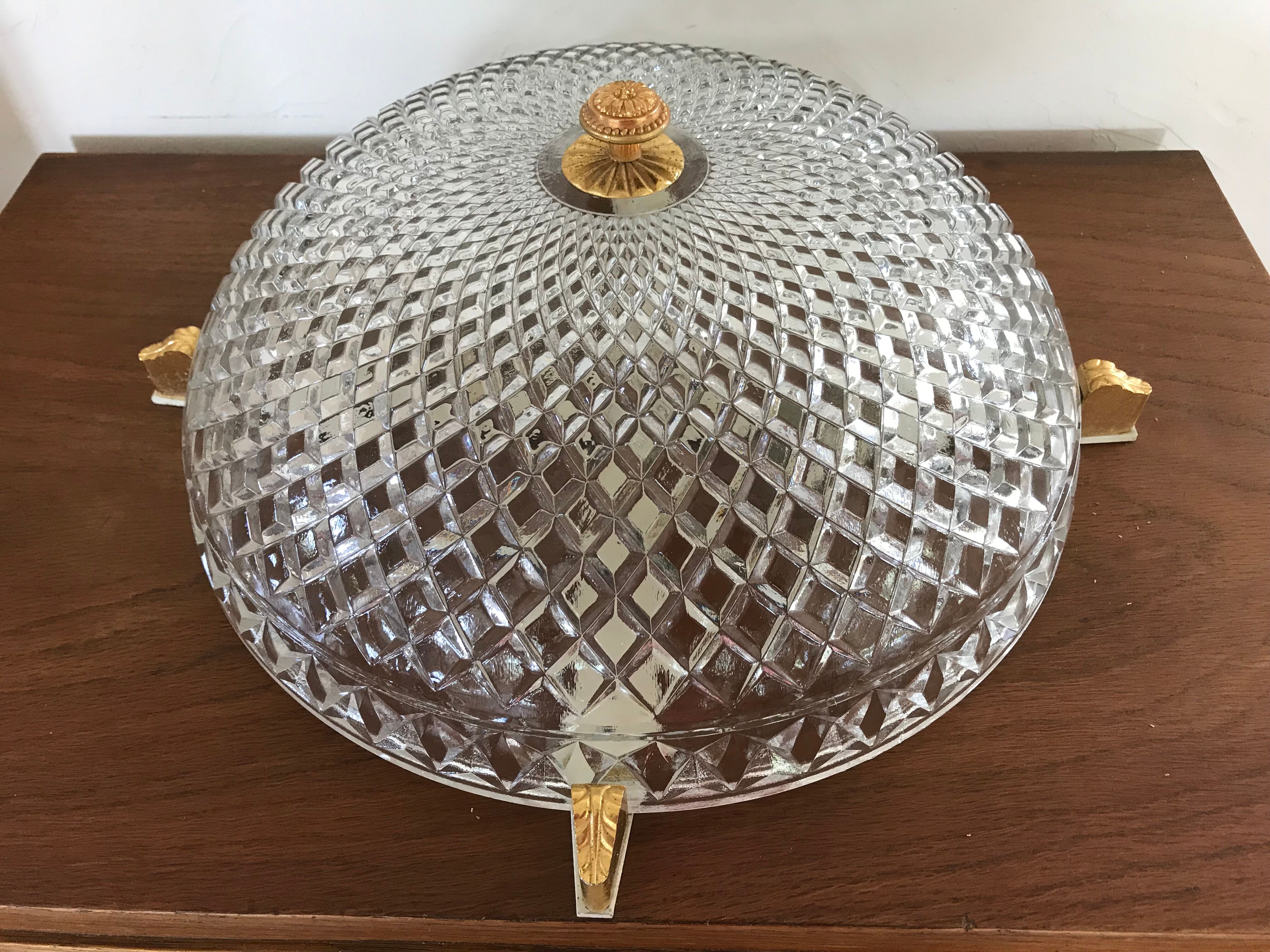 Diamond-tipped glass ceiling