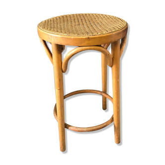 Stool with caning
