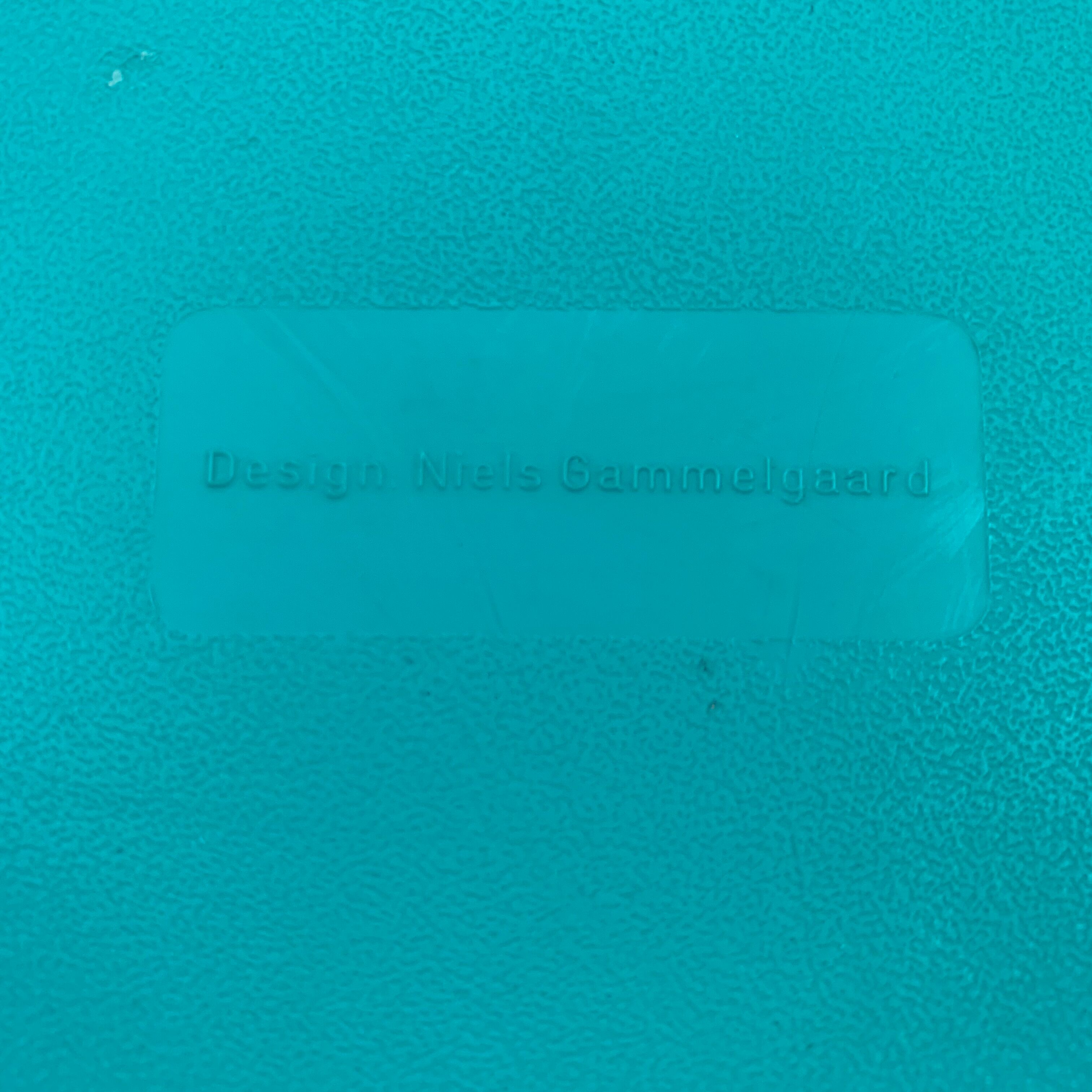 Armchair Niels Gammelgaard model Lips for Ikea blue, green