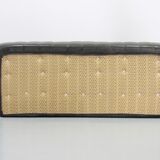 Ensemble de salon vintage en cuir olive foncé kashima par Michel Ducaroy pour Ligne Roset