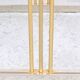 Vintage brass and glass dining table, 1970s
